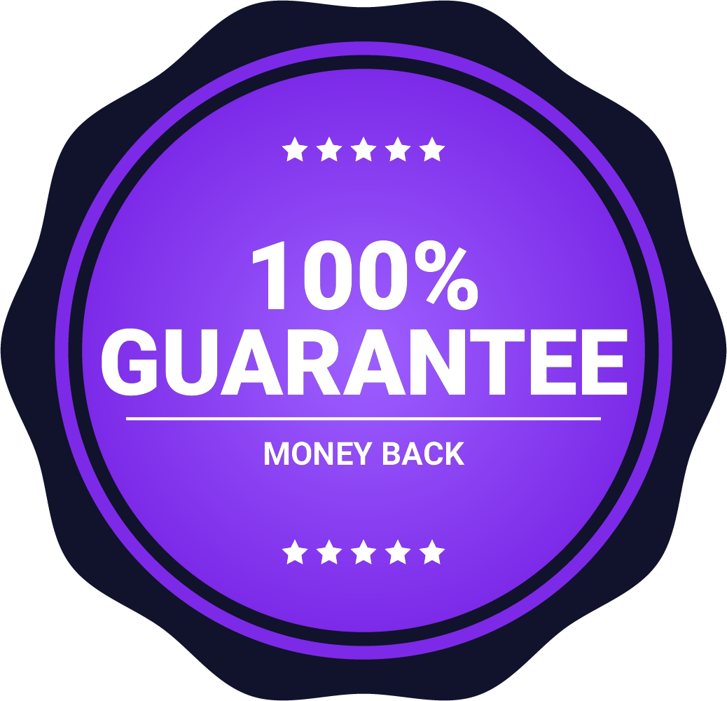 100% guarantee money back
